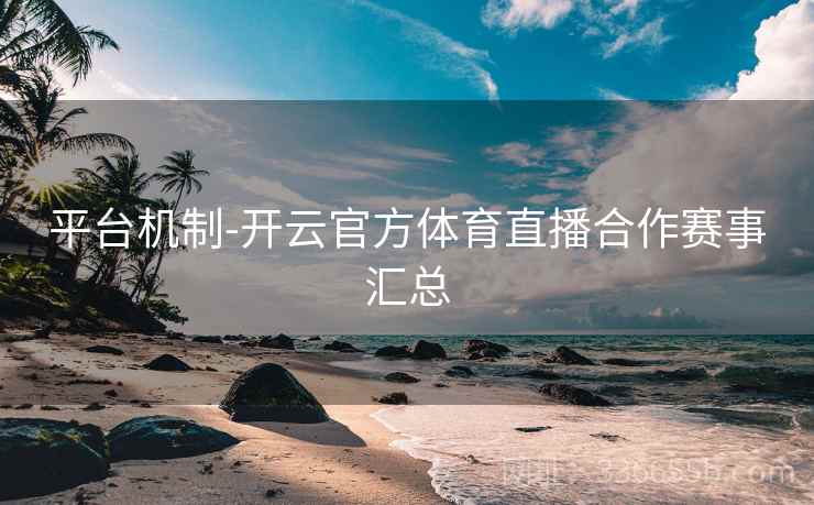 平台机制-开云官方体育直播合作赛事汇总