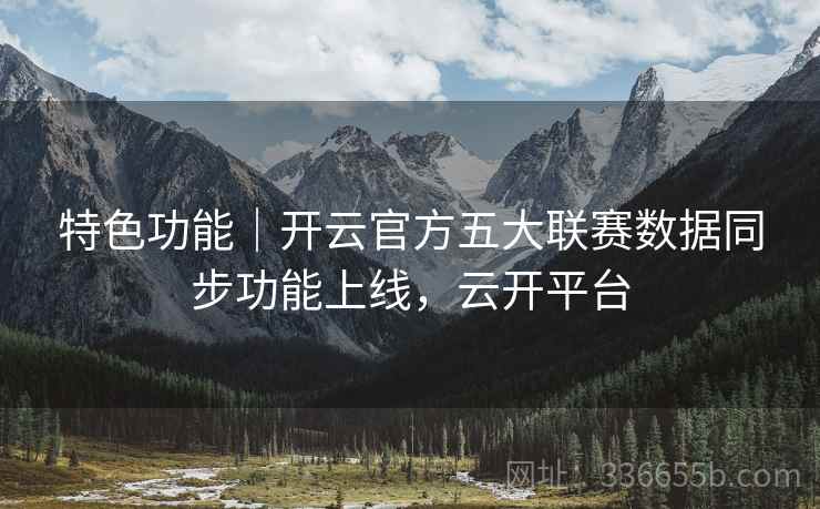 特色功能｜开云官方五大联赛数据同步功能上线，云开平台