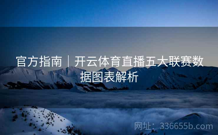 官方指南｜开云体育直播五大联赛数据图表解析